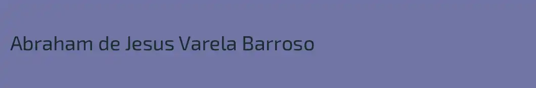 Abraham de Jesus Varela Barroso